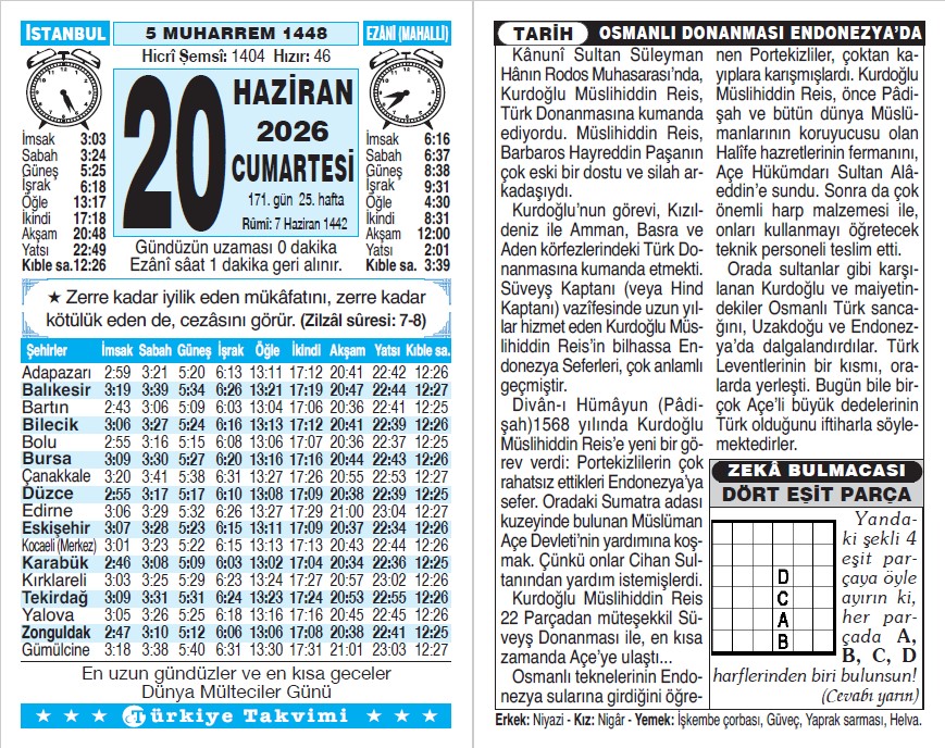 Takvim