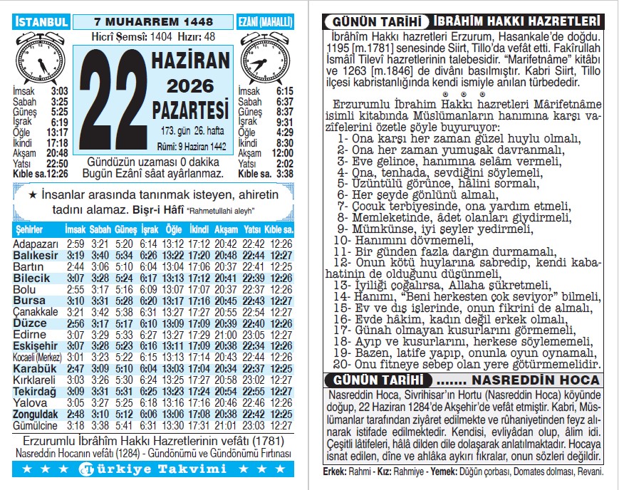 Takvim