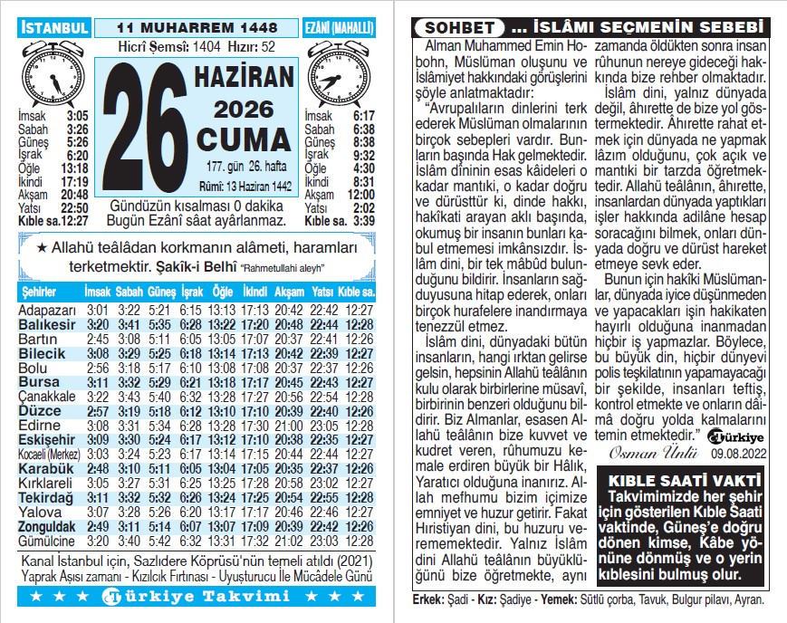Takvim