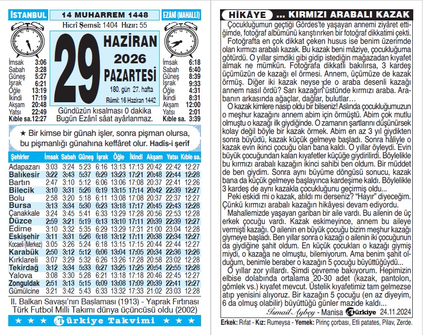 Takvim