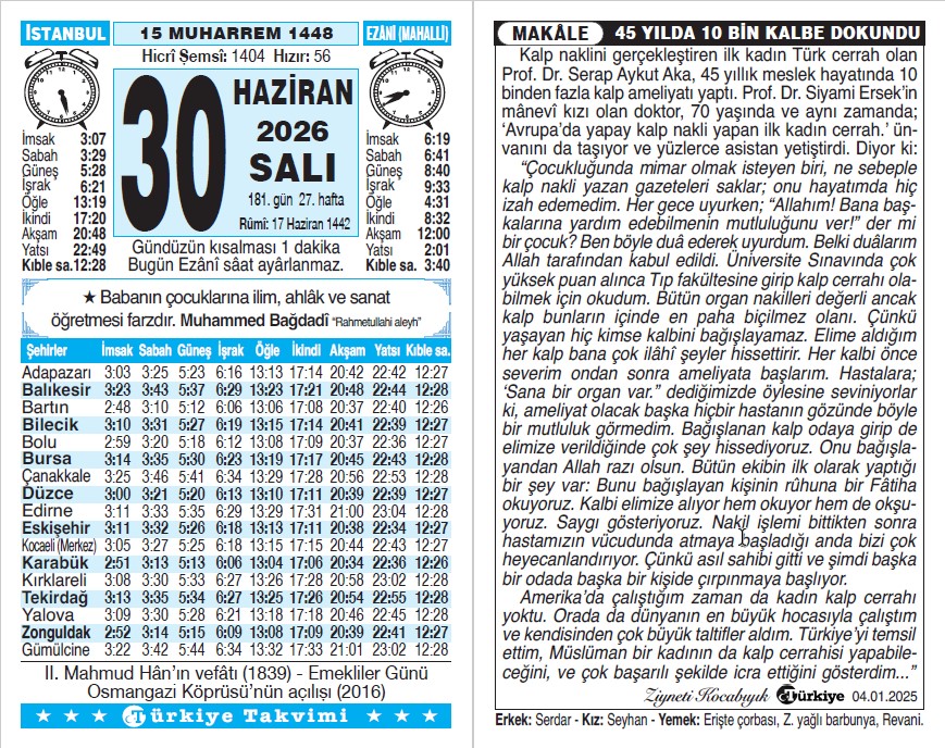 Takvim
