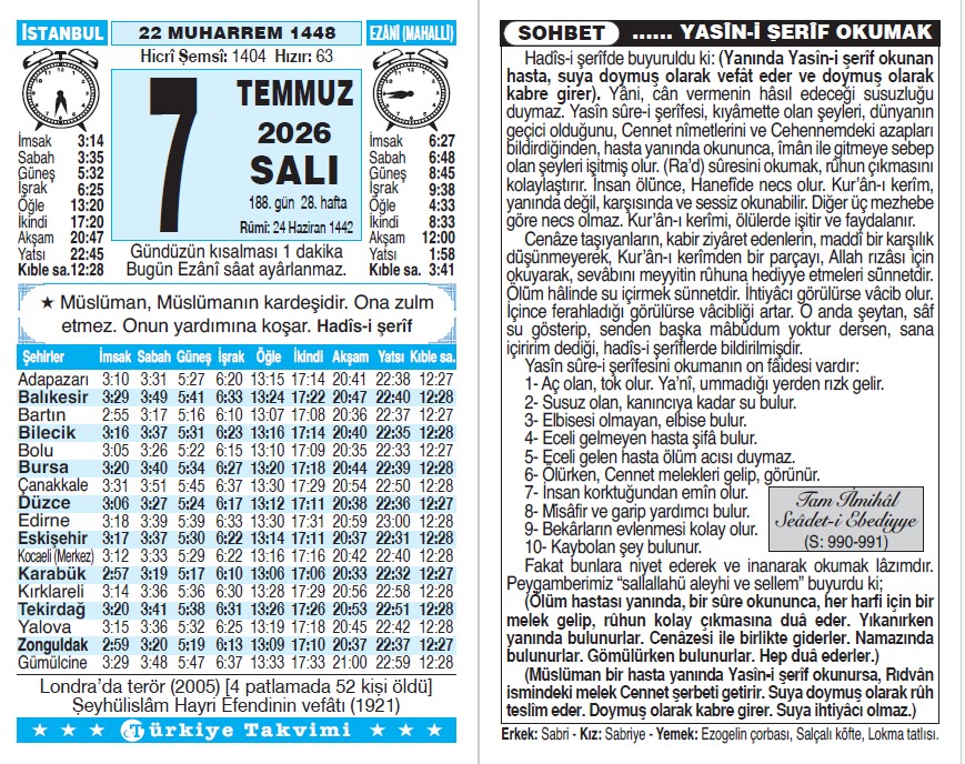 Takvim