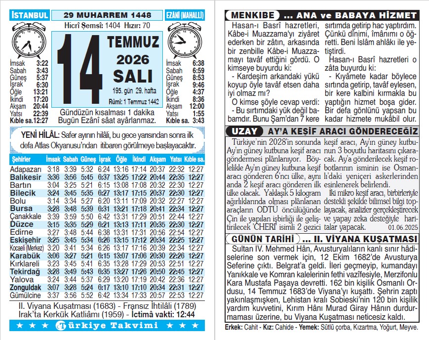 Takvim