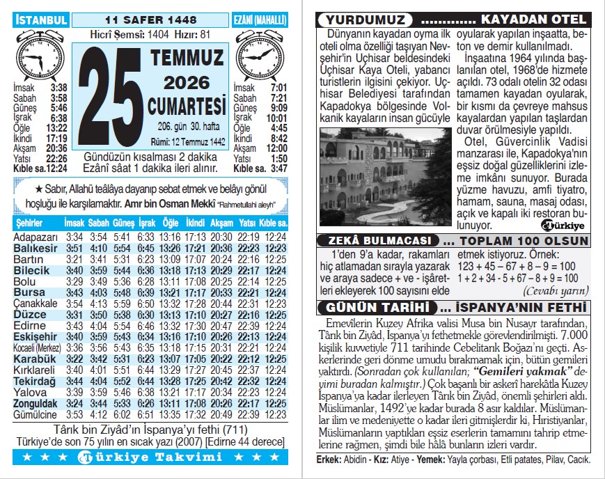 Takvim