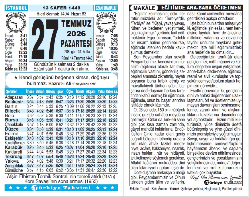 Takvim