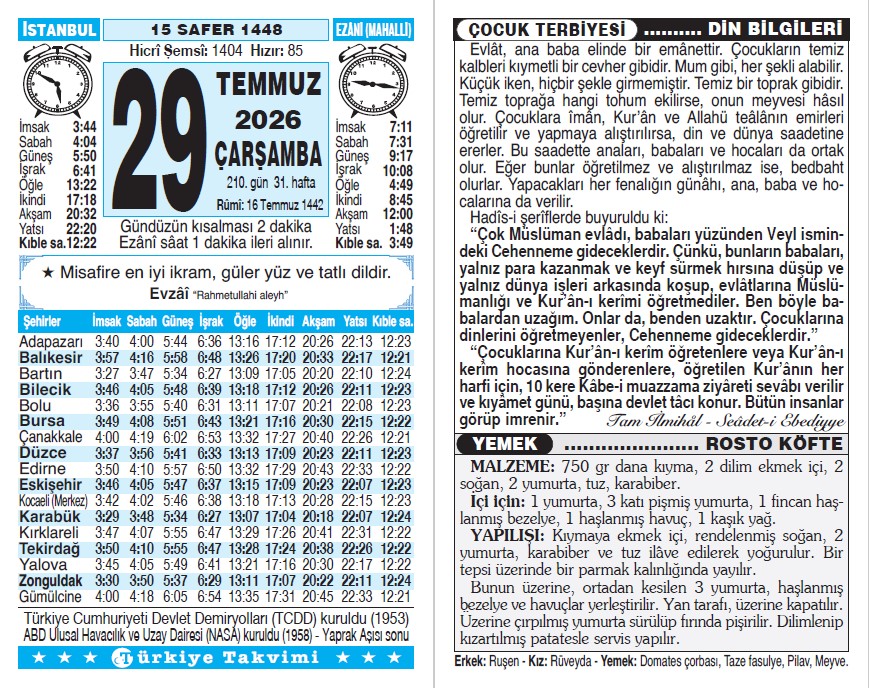 Takvim
