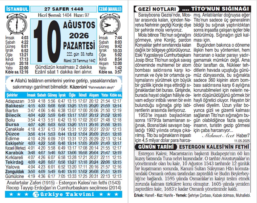 Takvim