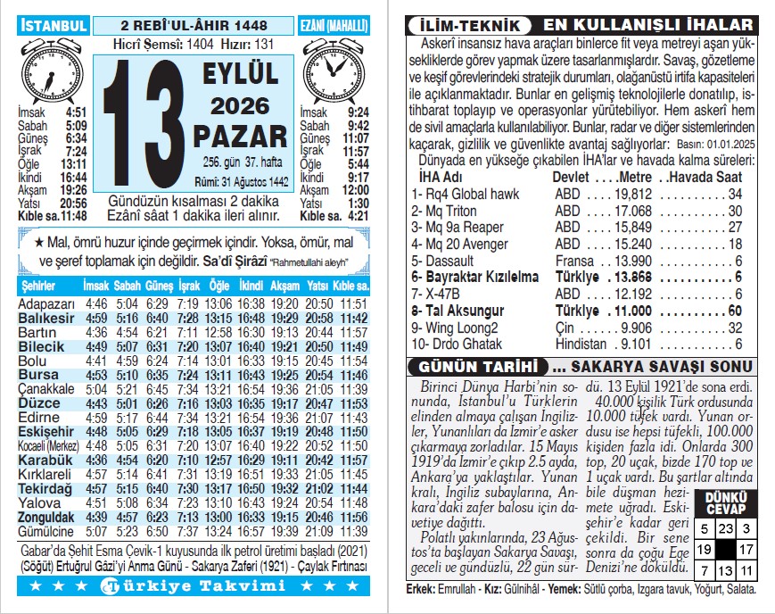 Takvim
