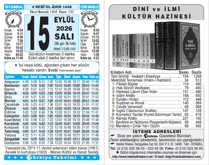 Takvim