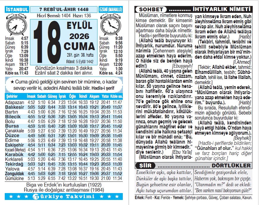 Takvim