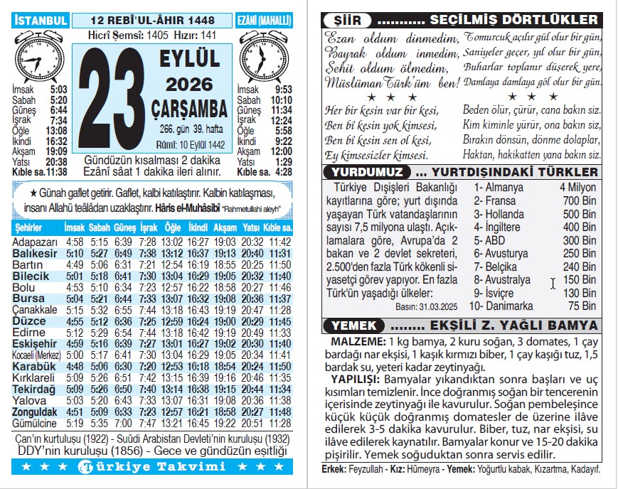 Takvim