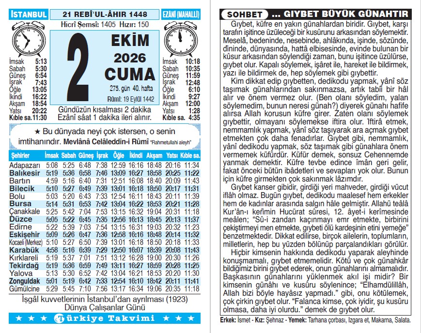 Takvim