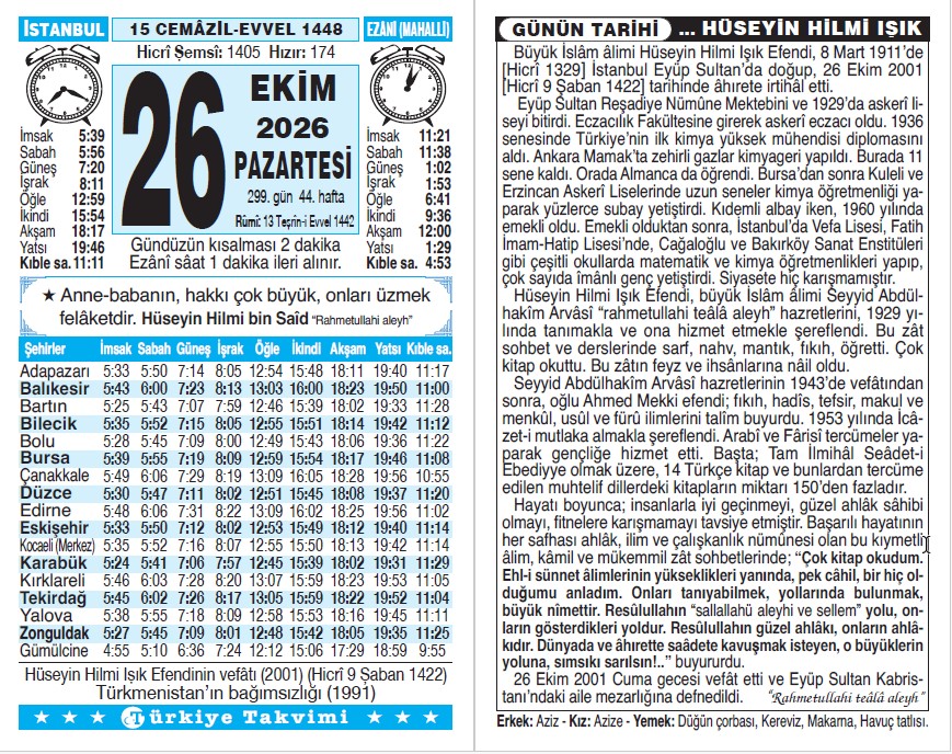 Takvim
